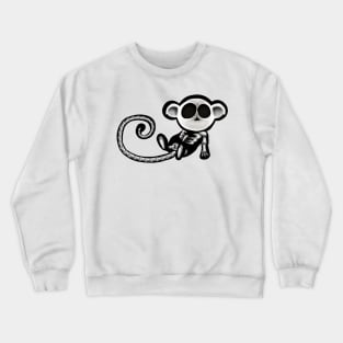 Skeleton monkey Crewneck Sweatshirt